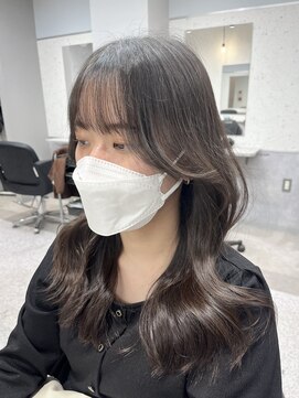 アデプト 北千住店(adept) 重めくびれレイヤー[北千住/北千住駅/韓国/ボブ/顔まわり]