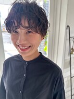 ジュベ 別府店(juve.) 別府ショートボブ顔まわりレイヤーカット髪質改善カラー