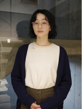 ネロ フタコタマガワ(NERO FUTAKOTAMAGAWA) 【田中結】ボブ　ナチュラルパーマ　ニュアンス