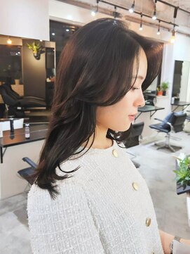 エイス 梅田 中津(Ace) 韓国レイヤー　グレージュカラー