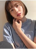 【湯田】前髪ありミニボブ