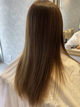 mullet.hair design&spa南蔵王【12/1 NEW OPEN(予定)】の写真/【話題のネオメテオストレート取扱い】思わず触りたくなるうる艶髪実現*髪質に年齢を感じ始めた方にも◎