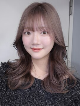 プネル(punel) ウルフレイヤーウルフカットケアブリーチ佐藤グレーグレージュ