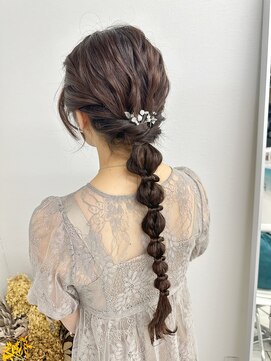 《sheer /稲葉》#ヘアアレンジ#あみ下ろし