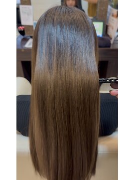 ツヤサラロングブリーチ履歴あり