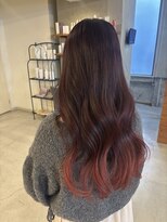 ロカリタ キョウト 四条大宮店(ROCAReTA kyoto) ロングレイヤー/レッドカラー