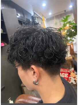 メンズカット/シャドウパーマ/メンズパーマ/ツイストスパイラル