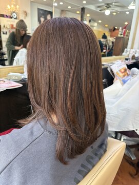 シャンプーボーイアネックス(SHAMPOO BOY Annex) ミディアムレイヤースタイルby ERINA