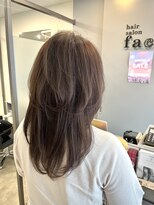 フェイス 札幌麻生店(face)&nbsp;【ハッシュカット×白髪ぼかし】30代40代50代におすすめ♪