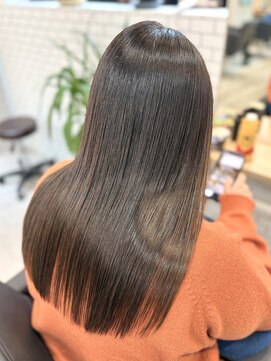 ソヨン 平塚店(SOYON) 艶髪ダークブラウン×髪質改善ストレート〇平塚