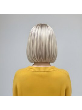 アームスヘアー 狭山ヶ丘店(arm's hair) 【武蔵藤沢】ブリーチ2回で作る、透き通る極上ホワイトブロンド