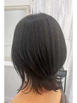 ヘアー ラウンジ シエル(Hair Lounge le Ciel) 【首元すっきり】大人くびれレイヤーボブ