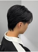 マッシュヘア/黒髪/メンズカット/men's/フェザーパーマ