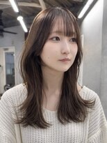 キラ 渋谷(KILLA)&nbsp;ミディアムレイヤーカット/モカブラウン/ロングハッシュカット