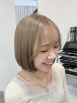 グランデュール 藤枝店(GRANDEUR)&nbsp;丸みボブ/切りっぱなしボブ/ショートボブ/ワンホンボブ/藤枝