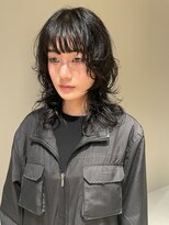 エノウ(enow)&nbsp;ウルフレイヤー×ウェーブパーマ　enow赤坂
