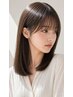 前髪カット＋カラー（白髪染め可）13200円→￥11000円