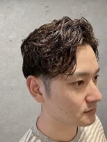 ワンワンオー バーバーショップ 長浜店(@110 BARBER SHOP) メンズウェーブ ウェーブパーマ/メンズ/ショート