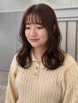 ローレンアオ(LOREN AO)&nbsp;ワンホンレイヤー/ミルクティーブロンド/ダークブルー/栄矢場町