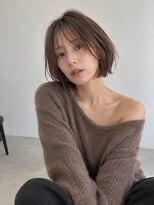 ワゴンバイアフロート(Wagon by afloat)&nbsp;池袋ショート｜小顔顔周りレイヤー×大人可愛い丸みショートボブ