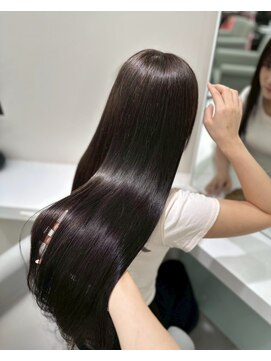 ベレーザ 川越(Beleza) ba16420_ダークブラウンブリーチなし透明感髪質改善ストレート艶