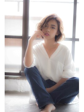 カリン 横浜店(carin) 【carin 横浜】外国人風アッシュハイライト【グレージュ】