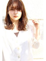 ネイヴィル(navile)&nbsp;パーマ 小顔カット＋透明感カラー