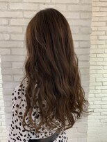 ロンド 表参道店(Lond)&nbsp;くびれセミディロングヘア～アッシュカラー＊ラフウェーブ＊