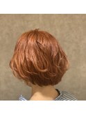 夏はこれで決まり！オレンジポップショート♪『Lamp』