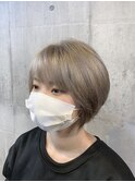 ハイトーンショートボブ