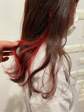 オーティティ(O-TETE) O-tete レッド系インナーカラーブリーチ