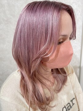 トリコ ショップアンドヘアサロン(tricot shop hair salon) パープルくすみピンク