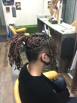 ヘアースペース 練馬店(hair space COCO)&nbsp;エクステ入りブレイズヘアー、自毛ショートからエクステ