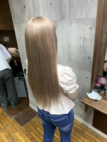 ラフ 難波店(LAFF)&nbsp;#黒髪#ボブルフ#ネビージュ#小顔#ワンレン