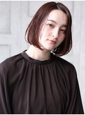 大人可愛い２０代３０代４０代小顔　チェリーブラウン E5