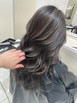 アッシュ 武蔵小金井店(Ash)&nbsp;＼白髪ぼかしハイライト×プラチナグレージュ／