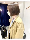 切りっぱなしボブ/コスメストレート/ボブカット［銀座］
