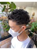 メンズカット ゆるっと大人パーマ★