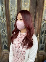 ２丁目３番地美容室&nbsp;◎流行の暖色◎チェリーピンク