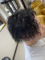 シャルム(Charme) メンズ刈り上げ縦落ちツイストスパイラルパーマ
