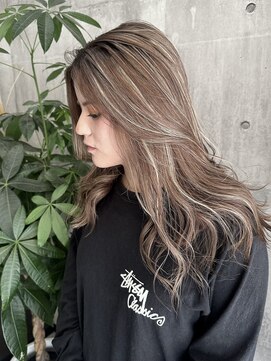 リッシュ(RISH) ハイライト/ミディアムボブ/10代/20代/30代/ボブ/和歌山#Q8L6
