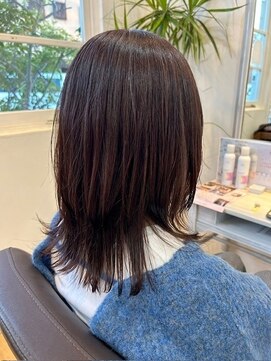 エルベ  茨大前店(elve) くびれスタイル × レッドブラウン