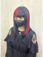 ソース 堺東(SOURCE) 縮毛矯正＋セクションヴァンパイアレッド