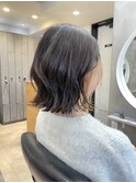 切りっぱなしボブ×イヤリングミルクティー【渡辺俊弥】梅田