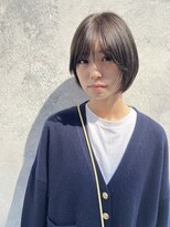 ネイロ 錦糸町(NeiRo)&nbsp;エアリーロング切りっぱなしボブピンクブラウンベリーショート