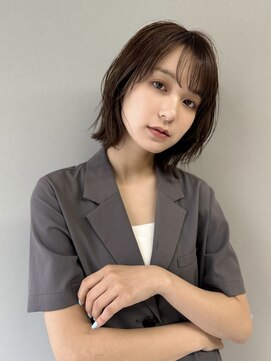 セカンズ(222) 【222澤口】こなれショートボブ×オシャレ外ハネ