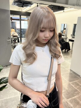 ペレ 栄店(PELE) 前髪/アンブレラカラー/こなれミディ/イメチェン/ウェーブパーマ