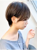 大人ショート脱白髪染めイルミナカラーハイライト40代50代