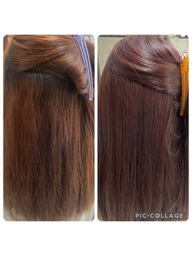 フェリア 渋谷(Feria) 【Feria 渋谷】プレミアム縮毛×ピンクバイオレット "Tsuyuki"