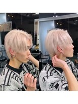 ユアーズヘア 東新宿店(youres hair)&nbsp;抜きっぱなしホワイトカラー 【ムラシャン仕上げ】